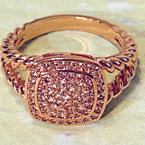 NWT Barzel Women’s Rose Gold Ring 7 - Picture 1 of 5